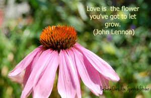 Love is a flower quote
