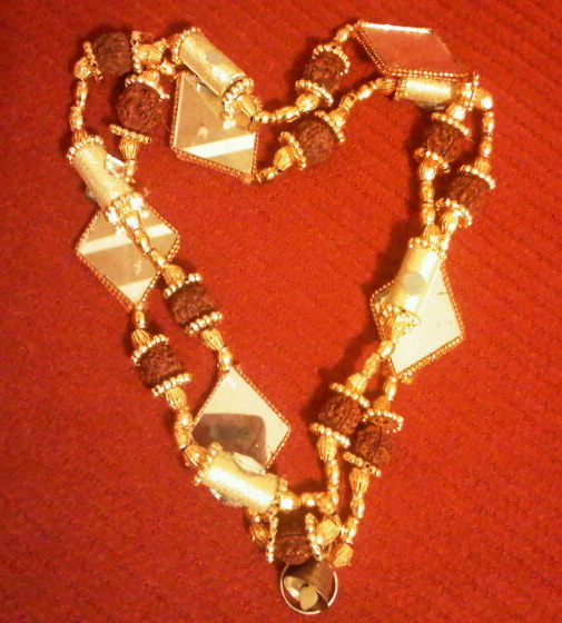 Heart made with Indian adornment