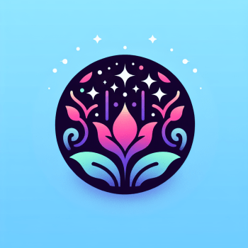 A logo for a site dedicated to the appreciation of life and its magic, capturing the essence of gratitude and wonder in a simple yet enchanting design.